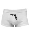 Florida - United States Shape Mens Cotton Trunk Underwear by TooLoud-Men's Trunk Underwear-NDS Wear-White-Small-Davson Sales