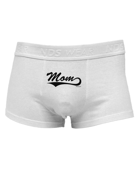Mom - Sports Tail Script Mens Cotton Trunk Underwear by TooLoud-Men's Trunk Underwear-NDS Wear-White-Small-Davson Sales