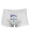 Shhh Im Hungover Funny Mens Cotton Trunk Underwear by NDS Wear-Men's Trunk Underwear-NDS Wear-White-Small-Davson Sales