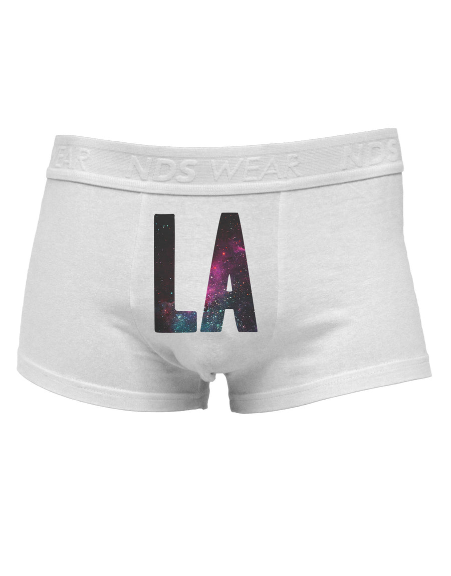 LA Outer Space Desgin Mens Cotton Trunk Underwear-Men's Trunk Underwear-NDS Wear-White-Small-Davson Sales