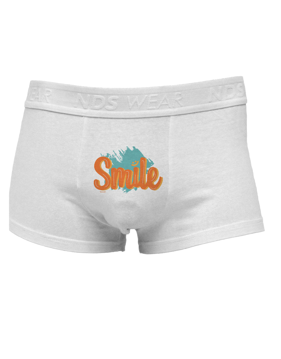 Smile Mens Cotton Trunk Underwear-Men's Trunk Underwear-NDS Wear-White-Small-Davson Sales