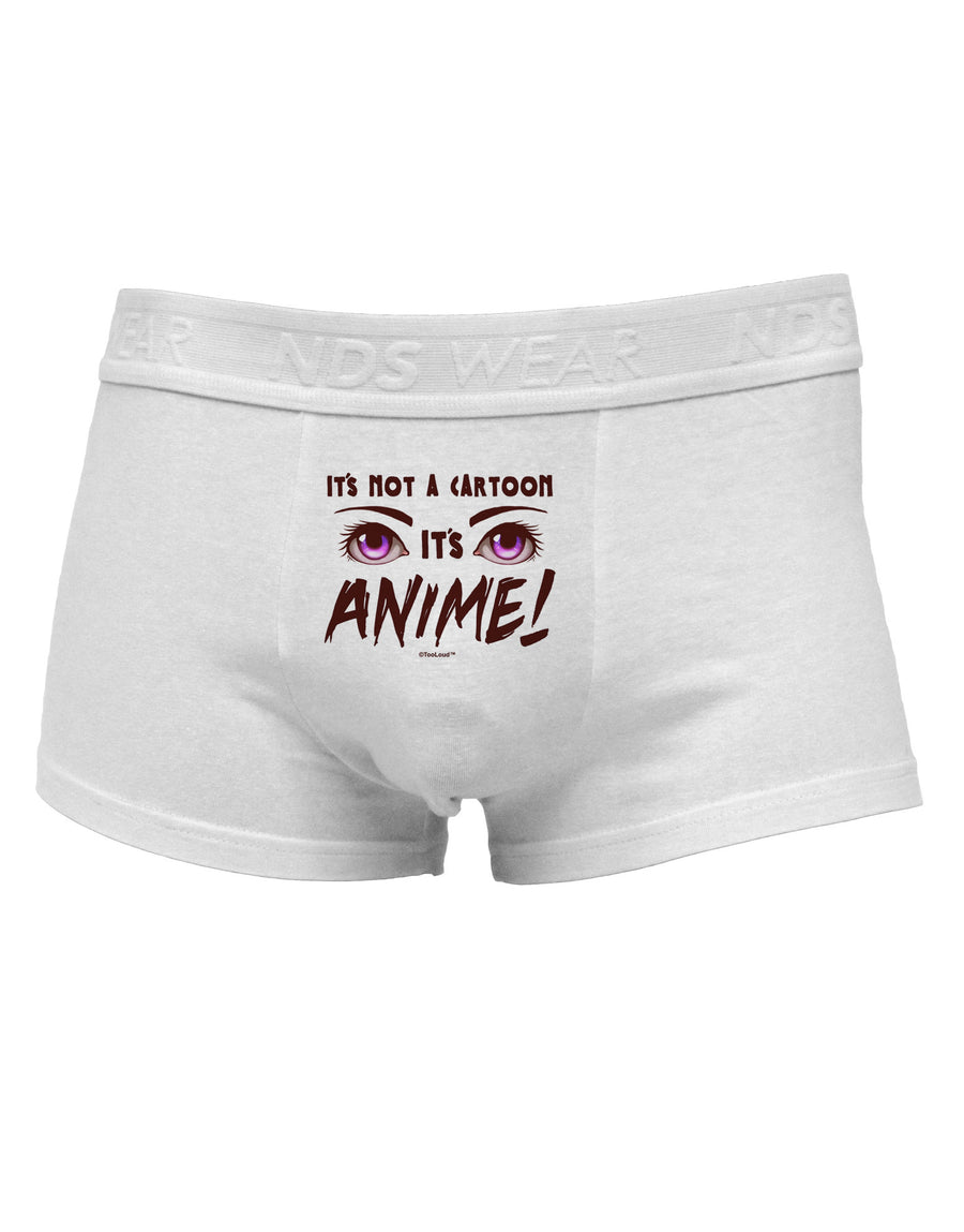 Not A Cartoon Eyes Magenta Mens Cotton Trunk Underwear-Men's Trunk Underwear-NDS Wear-White-Small-Davson Sales