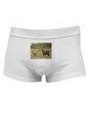 Standing Llamas Mens Cotton Trunk Underwear by TooLoud-Men's Trunk Underwear-NDS Wear-White-Small-Davson Sales