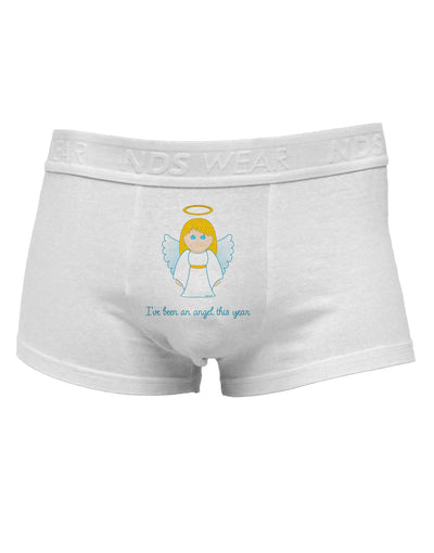 I've Been An Angel This Year Cute Christmas Angel Mens Cotton Trunk Underwear-Men's Trunk Underwear-TooLoud-White-Small-Davson Sales