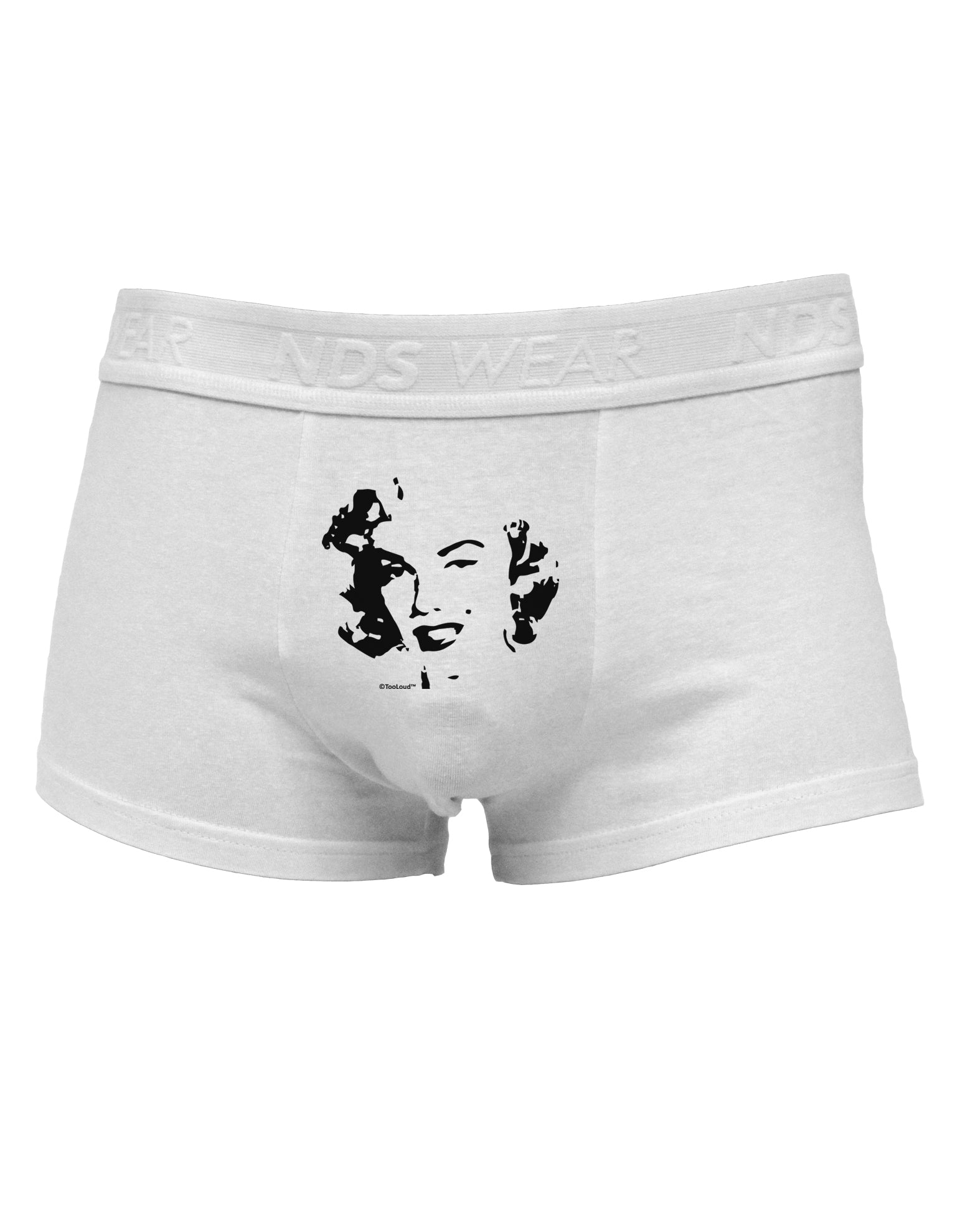 Marilyn Monroe Cutout DesignMens Cotton Trunk Underwear by TooLoud-Men's Trunk Underwear-TooLoud-White-Small-Davson Sales