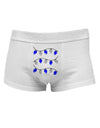 Hanukkah Lights Blue and Silver Mens Cotton Trunk Underwear-Men's Trunk Underwear-TooLoud-White-Small-Davson Sales