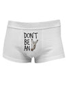 Don't Be An Ass Mens Cotton Trunk Underwear-Men's Trunk Underwear-NDS Wear-White-Small-Davson Sales