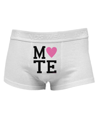 Matching Soulmate Design - Mate - PinkMens Cotton Trunk Underwear by TooLoud-Men's Trunk Underwear-TooLoud-White-Small-Davson Sales