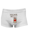Eggnog Me Mens Cotton Trunk Underwear-Men's Trunk Underwear-NDS Wear-White-Small-Davson Sales