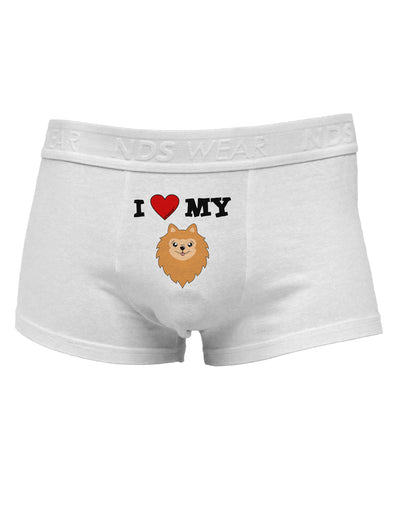 I Heart My - Cute Pomeranian DogMens Cotton Trunk Underwear by TooLoud-Men's Trunk Underwear-TooLoud-White-Small-Davson Sales