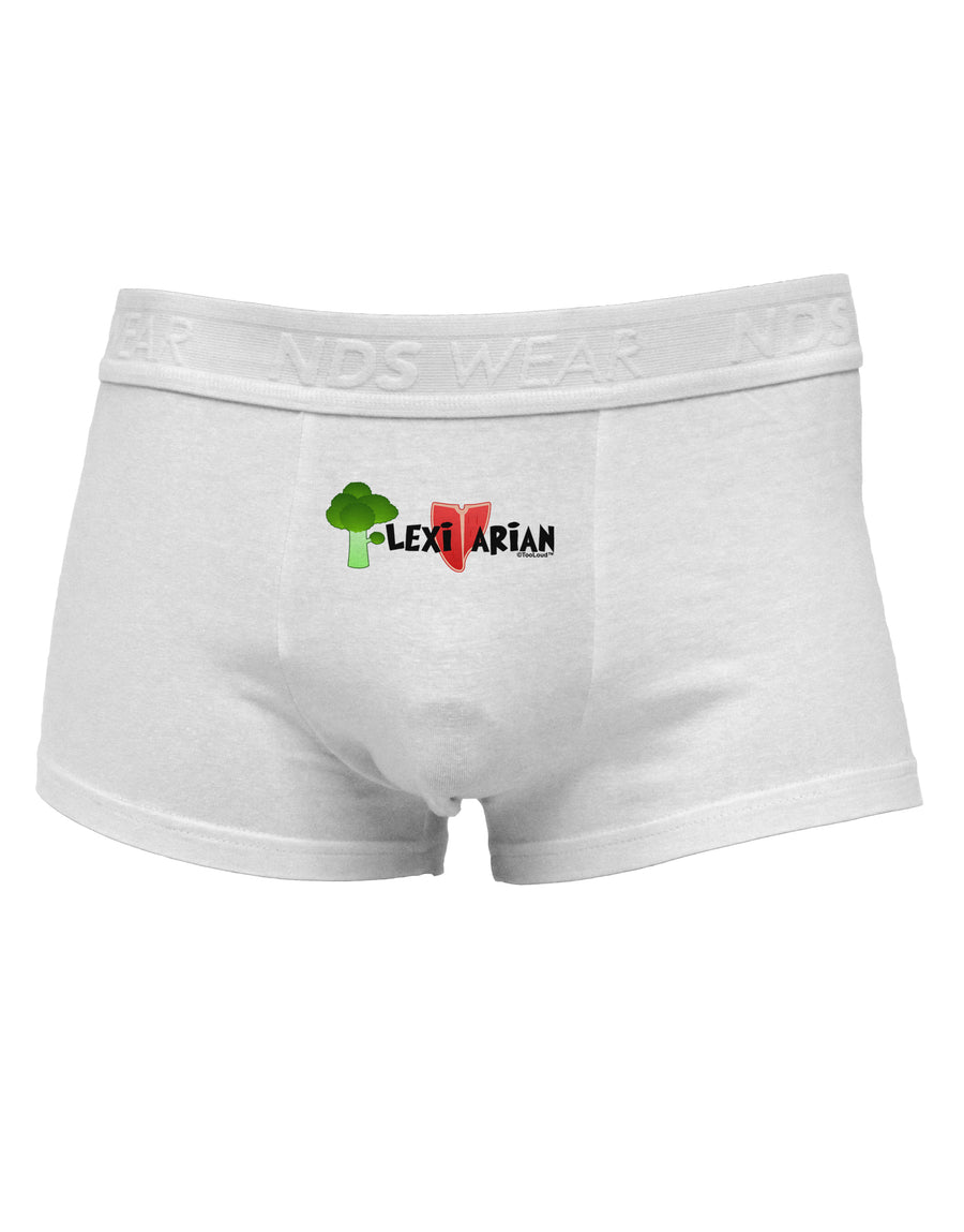 Flexitarian Mens Cotton Trunk Underwear by TooLoud-Men's Trunk Underwear-NDS Wear-White-Small-Davson Sales