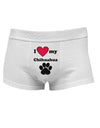 I Heart My Chihuahua Mens Cotton Trunk Underwear by TooLoud-Men's Trunk Underwear-NDS Wear-White-Small-Davson Sales