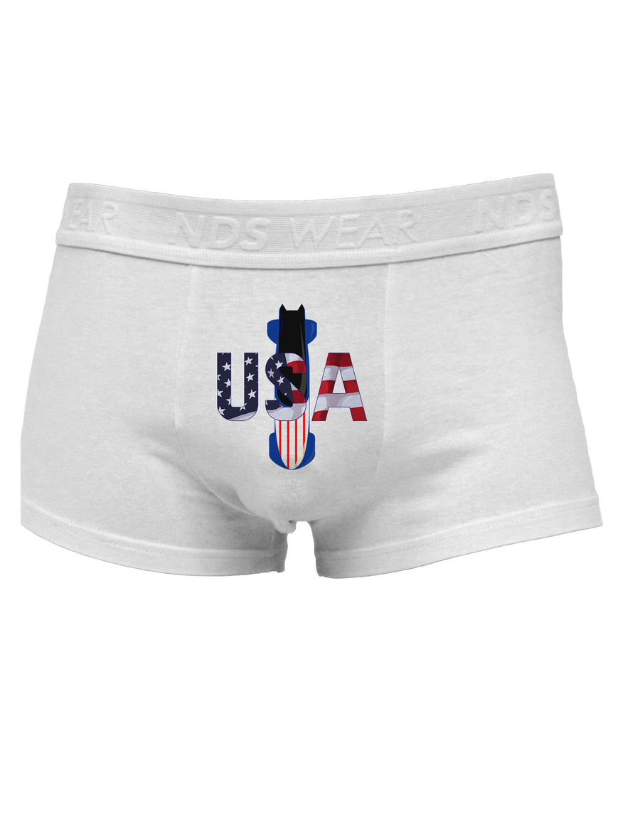 USA Bobsled Mens Cotton Trunk Underwear by TooLoud-Men's Trunk Underwear-NDS Wear-White-Small-Davson Sales