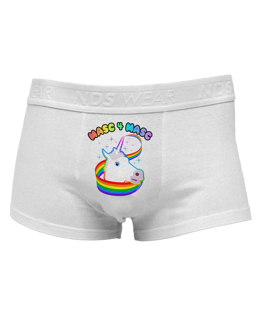 Masc 4 Masc Pranciful Unicorn Mens Cotton Trunk Underwear-Men's Trunk Underwear-NDS Wear-White-Small-Davson Sales