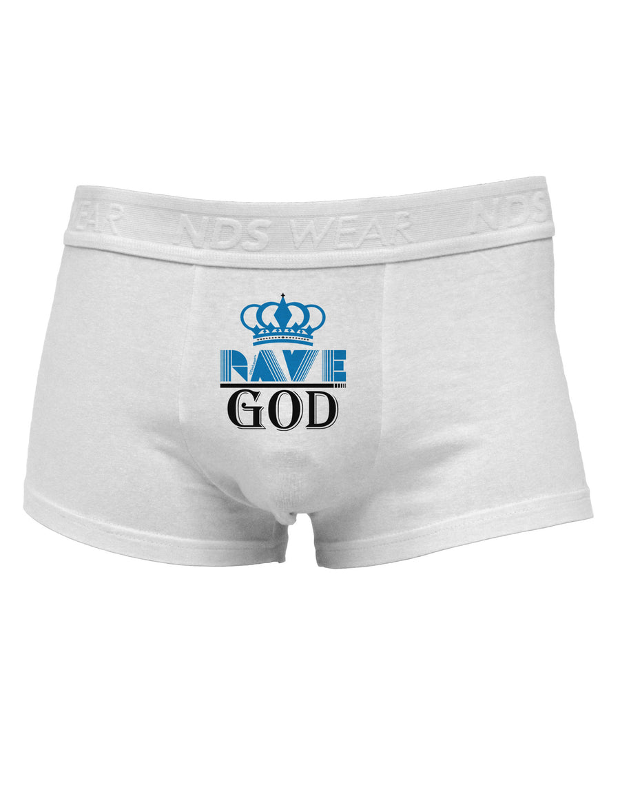 Rave God Mens Cotton Trunk Underwear-Men's Trunk Underwear-NDS Wear-White-Small-Davson Sales