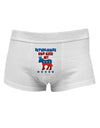 Republicans Can Kiss My - Democrat Mens Cotton Trunk Underwear-Men's Trunk Underwear-NDS Wear-White-Small-Davson Sales