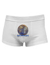 Planet Mercury Text Mens Cotton Trunk Underwear-Men's Trunk Underwear-NDS Wear-White-Small-Davson Sales