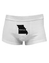 Missouri - United States Shape Mens Cotton Trunk Underwear-Men's Trunk Underwear-NDS Wear-White-Small-Davson Sales