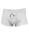 EDM Cord Blue Mens Cotton Trunk Underwear-Men's Trunk Underwear-NDS Wear-White-Small-Davson Sales