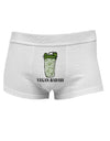 Vegan Badass Bottle Print Mens Cotton Trunk Underwear-Men's Trunk Underwear-NDS Wear-White-Small-Davson Sales