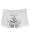 Husband of Veteran Mens Cotton Trunk Underwear-Men's Trunk Underwear-NDS Wear-White-Small-Davson Sales