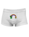 End Of The Rainbow - Beer Mens Cotton Trunk Underwear-Men's Trunk Underwear-NDS Wear-White-Small-Davson Sales