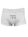 TooLoud You're Never too Old to Play in the Dirt Mens Cotton Trunk Underwear-Men's Trunk Underwear-NDS Wear-White-Small-Davson Sales