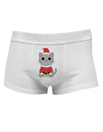 Mr. Whiskerton Santa Suit - Christmas Mens Cotton Trunk Underwear by TooLoud-Men's Trunk Underwear-NDS Wear-White-Small-Davson Sales