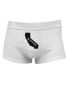 California - United States Shape Mens Cotton Trunk Underwear by TooLoud-Men's Trunk Underwear-NDS Wear-White-Small-Davson Sales