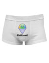 Cute Shaved Ice Chill Out Mens Cotton Trunk Underwear-Men's Trunk Underwear-NDS Wear-White-Small-Davson Sales