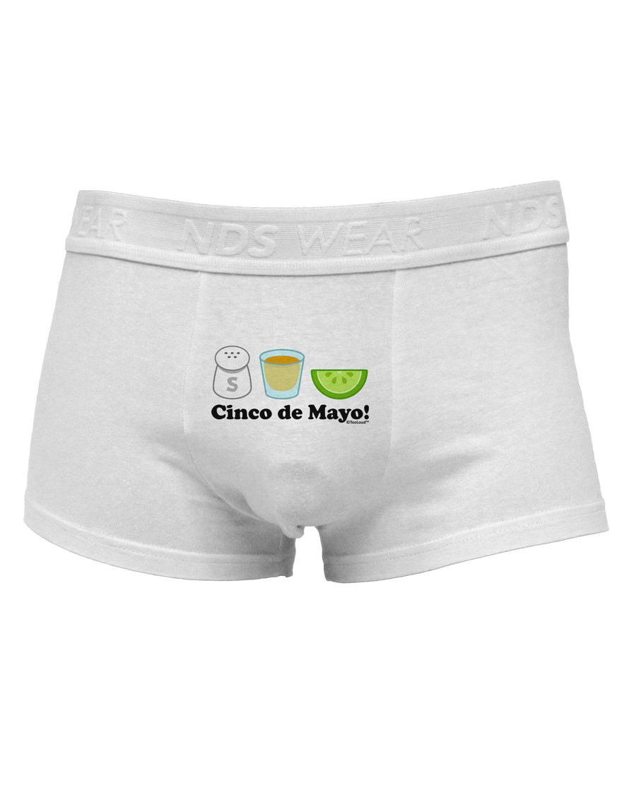 Cinco de Mayo Design - Salt Tequila Lime Mens Cotton Trunk Underwear by TooLoud-Men's Trunk Underwear-NDS Wear-White-Small-Davson Sales