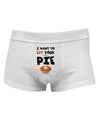 Eat Your Pie Mens Cotton Trunk Underwear-Men's Trunk Underwear-NDS Wear-White-Small-Davson Sales