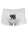 911 Never Forgotten Mens Cotton Trunk Underwear-Men's Trunk Underwear-NDS Wear-White-X-Large-Davson Sales