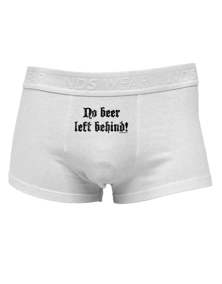 No Beer Left Behind Mens Cotton Trunk Underwear-Men's Trunk Underwear-NDS Wear-White-Small-Davson Sales