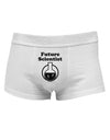 Future Scientist Mens Cotton Trunk Underwear-Men's Trunk Underwear-NDS Wear-White-Small-Davson Sales