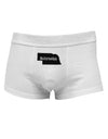 Nebraska - United States Shape Mens Cotton Trunk Underwear by TooLoud-Men's Trunk Underwear-NDS Wear-White-Small-Davson Sales