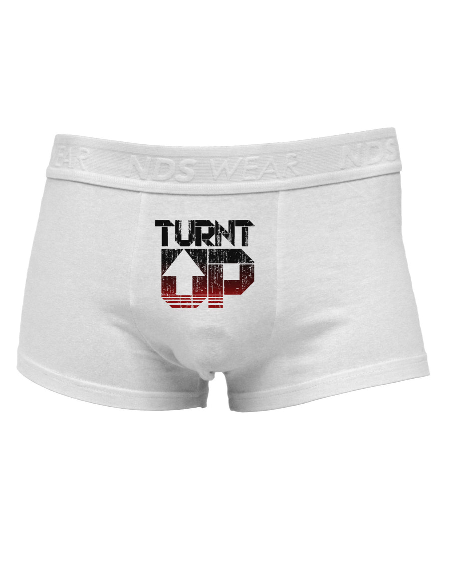 TooLoud Turnt Up Distressed Mens Cotton Trunk Underwear-Men's Trunk Underwear-NDS Wear-White-Small-Davson Sales