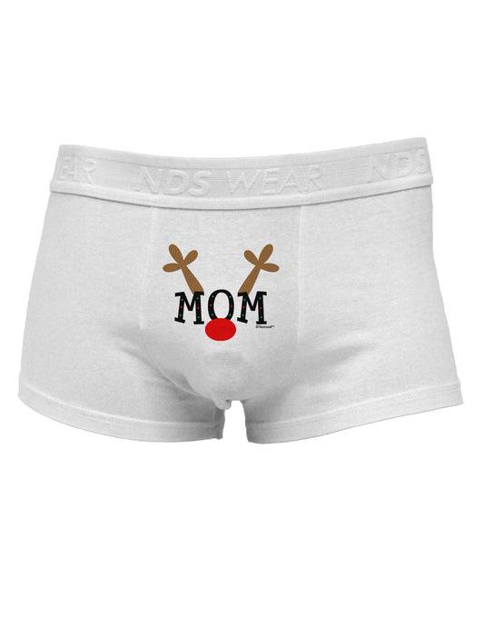 Matching Family Christmas Design - Reindeer - MomMens Cotton Trunk Underwear by TooLoud-Men's Trunk Underwear-NDS Wear-White-Small-Davson Sales