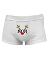 Matching Family Christmas Design - Reindeer - MomMens Cotton Trunk Underwear by TooLoud-Men's Trunk Underwear-NDS Wear-White-Small-Davson Sales
