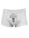 My Weekend Is Booked Mens Cotton Trunk Underwear-Men's Trunk Underwear-NDS Wear-White-Small-Davson Sales