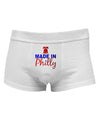 Made In Philly Mens Cotton Trunk Underwear-Men's Trunk Underwear-NDS Wear-White-Small-Davson Sales