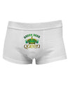 Green Beer Queen Mens Cotton Trunk Underwear-Men's Trunk Underwear-NDS Wear-White-Small-Davson Sales