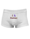 I Love Fantasy Mens Cotton Trunk Underwear-Men's Trunk Underwear-NDS Wear-White-Small-Davson Sales