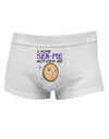 I Hope Sen-Pie Notices Me Mens Cotton Trunk Underwear-Men's Trunk Underwear-NDS Wear-White-Small-Davson Sales