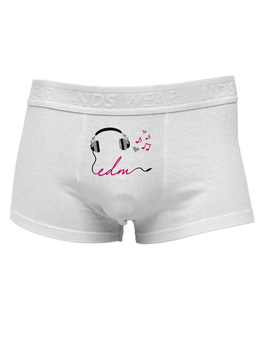 EDM Cord Pink Mens Cotton Trunk Underwear-Men's Trunk Underwear-NDS Wear-White-Small-Davson Sales