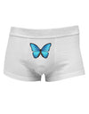 Big Blue Butterfly Mens Cotton Trunk Underwear-Men's Trunk Underwear-NDS Wear-White-Small-Davson Sales