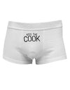 Kiss the Cook Grill Master - TextMens Cotton Trunk Underwear-Men's Trunk Underwear-NDS Wear-White-Small-Davson Sales