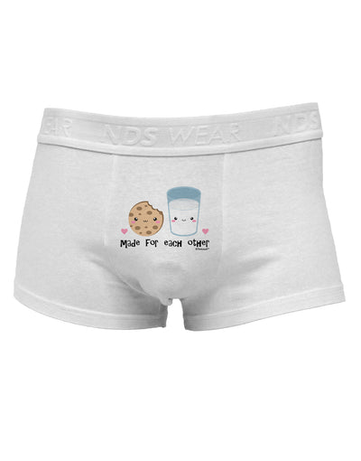 Cute Milk and Cookie - Made for Each OtherMens Cotton Trunk Underwear by TooLoud-Men's Trunk Underwear-NDS Wear-White-Small-Davson Sales