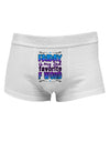 Friday - 2nd Favorite F Word Mens Cotton Trunk Underwear-Men's Trunk Underwear-NDS Wear-White-Small-Davson Sales