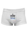 Proud Navy Husband Mens Cotton Trunk Underwear-Men's Trunk Underwear-NDS Wear-White-Small-Davson Sales